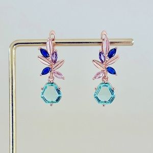 14K Unique Floral Earrings